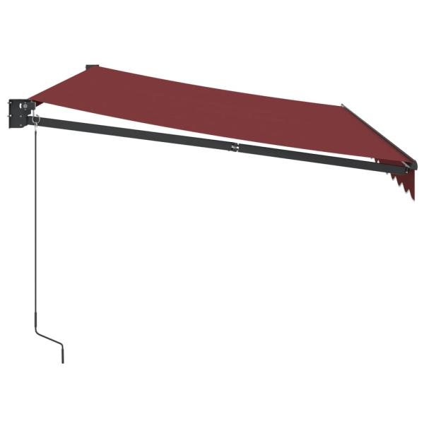 Markise Manuell Weinrot 350x250 cm
