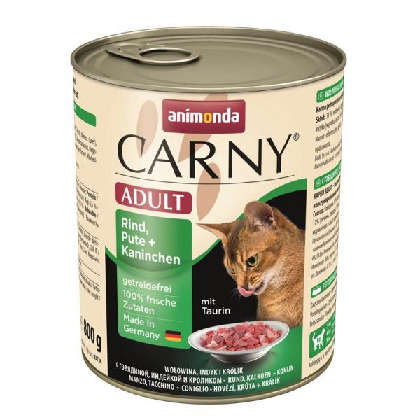 ARDEBO.de Animonda Cat Carny Adult Rind Pute & Kaninchen 800g
