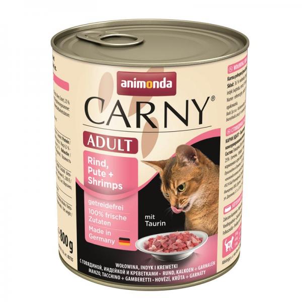 ARDEBO.de Animonda Cat Carny Adult Rind, Pute & Shrimps 800g