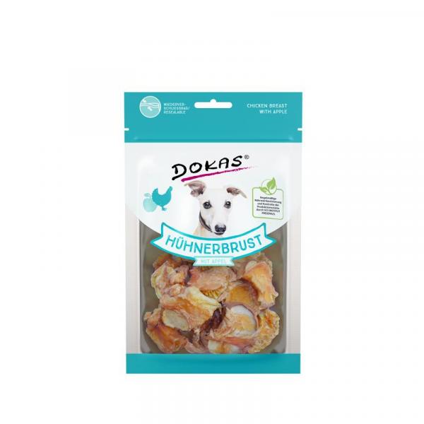 ARDEBO.de Dokas Dog Hühnerbrustfilet mit Apfel 70 g