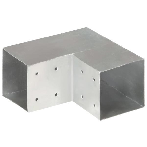 Pfostenverbinder L-Form Verzinktes Metall 101 x 101 mm