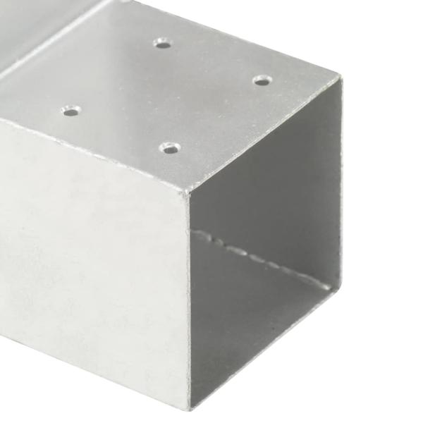 Pfostenverbinder L-Form Verzinktes Metall 101 x 101 mm
