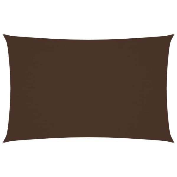 Sonnensegel Oxford-Gewebe Rechteckig 3x6 m Braun