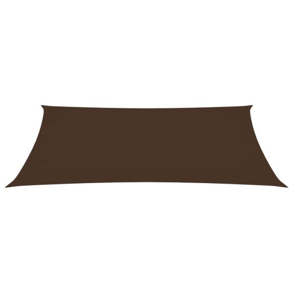 Sonnensegel Oxford-Gewebe Rechteckig 3x6 m Braun