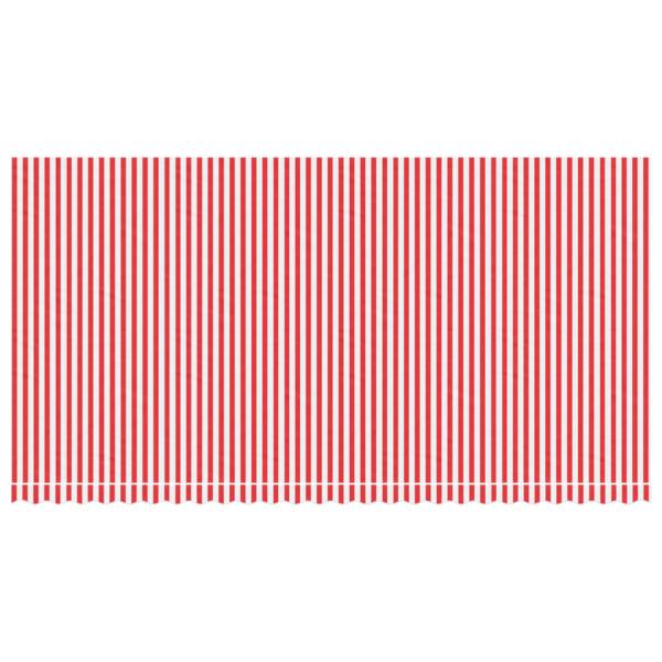 Markisenbespannung Rot und Weiß Gestreift 6x3 m