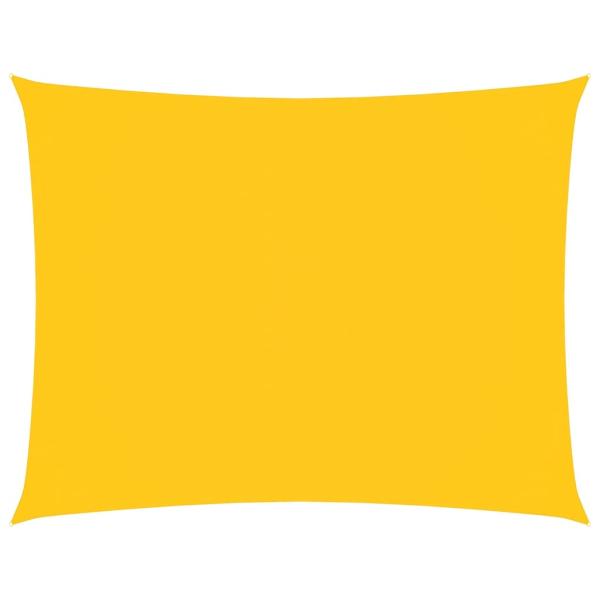 Sonnensegel Oxford-Gewebe Rechteckig 2,5x4 m Gelb