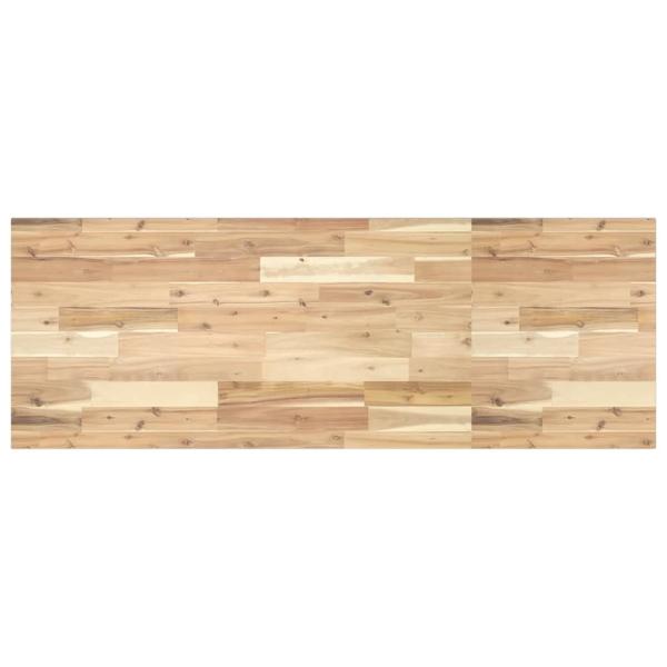 Tischplatte Rechteckig 120x50x2 cm Massivholz Akazie