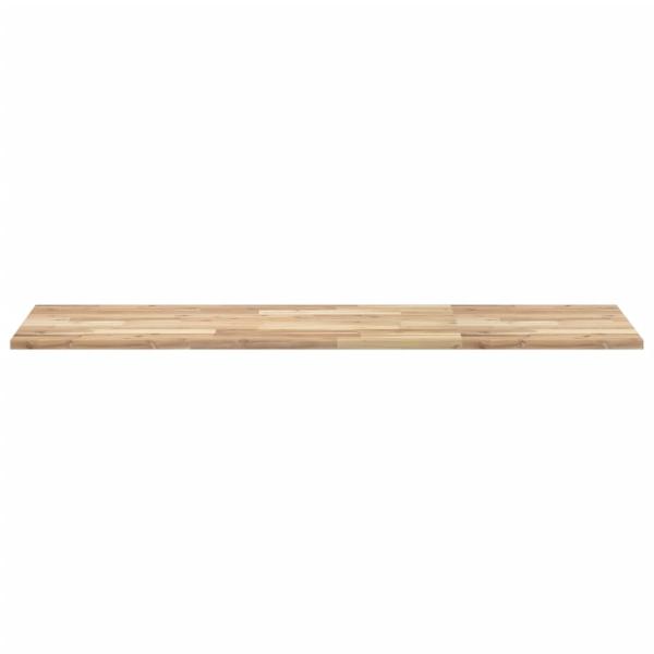 Tischplatte Rechteckig 120x50x2 cm Massivholz Akazie