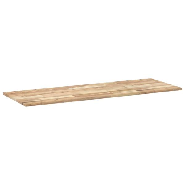 Tischplatte Rechteckig 120x50x2 cm Massivholz Akazie
