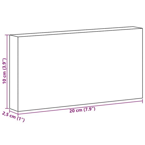 Salzsteine 10 Stück 20x10x2,5 cm 11,5 kg Pink