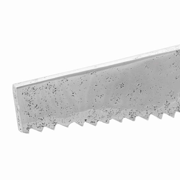 Buchstützen 2 Stück Silber 11x14x17,5 cm Aluminium Säge