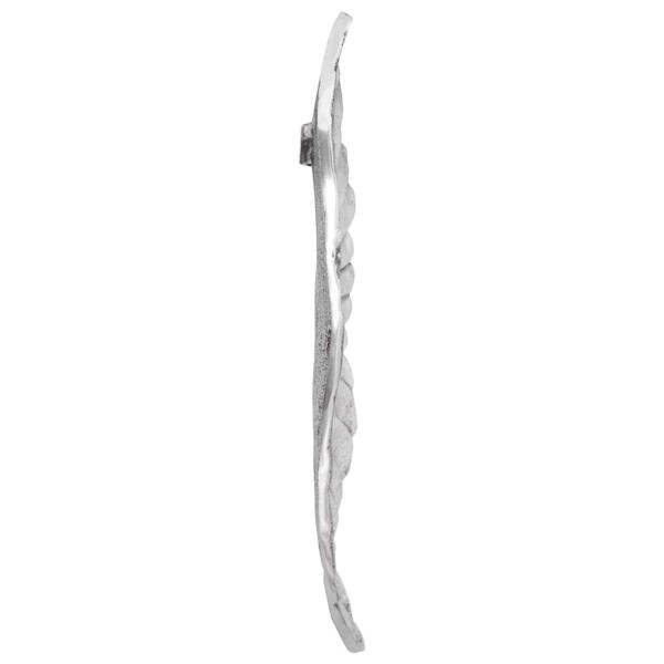 Engel-Flügel-Skulptur Silber Polystein 31 x 5 x 91 cm
