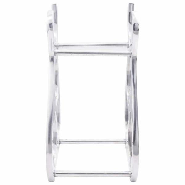Weinregal Silber 23x14x28 cm Aluminium