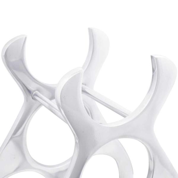 Weinregal Silber 23x14x28 cm Aluminium