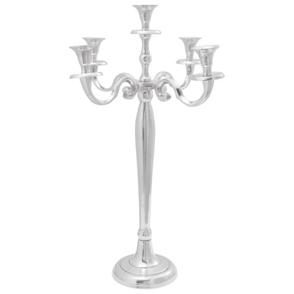 Kerzenhalter Silber 39x39x60 cm Aluminium