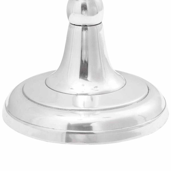 Kerzenhalter Silber 39x39x60 cm Aluminium