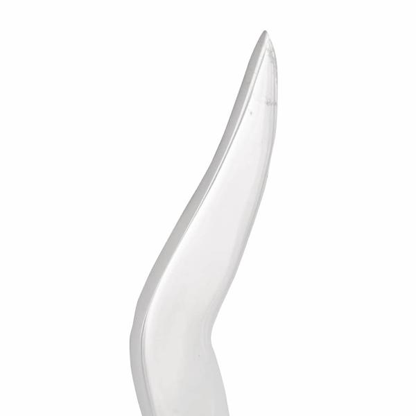 Wandmontierte Möwe 2er Set Silber Aluminium