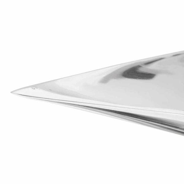 Obstkorb Silber 60x15x8 cm Aluminium