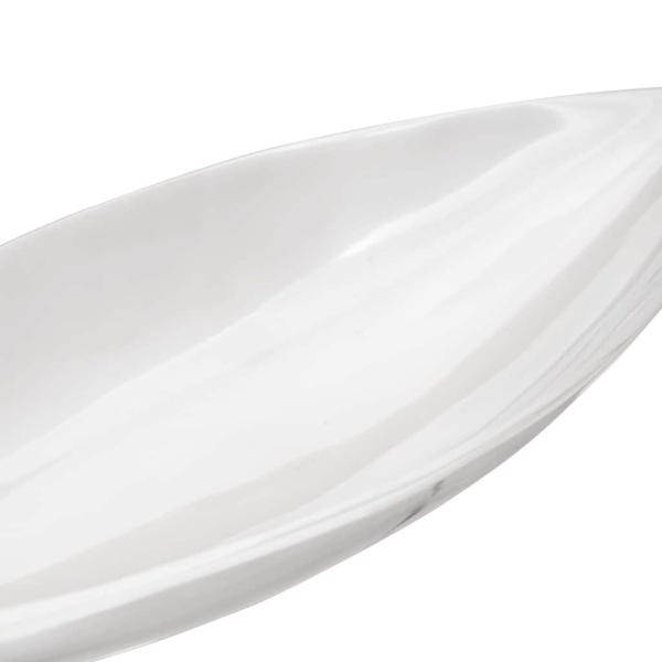 Obstkorb Silber 60x15x8 cm Aluminium