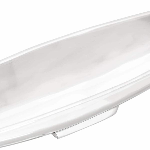 Obstkorb Silber 53x10x9 cm Aluminium