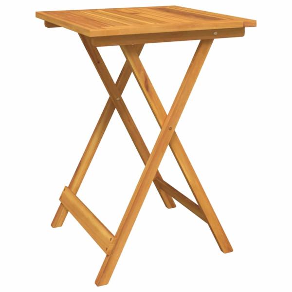 3-teiliges Garten Bistro Set aus massivem Akazienholz