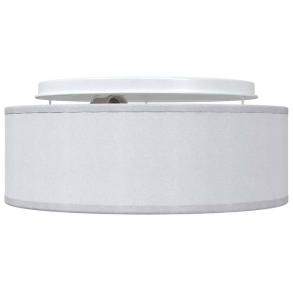 Deckenleuchten Flush Mount Grau Ø 30 cm Stoff E27
