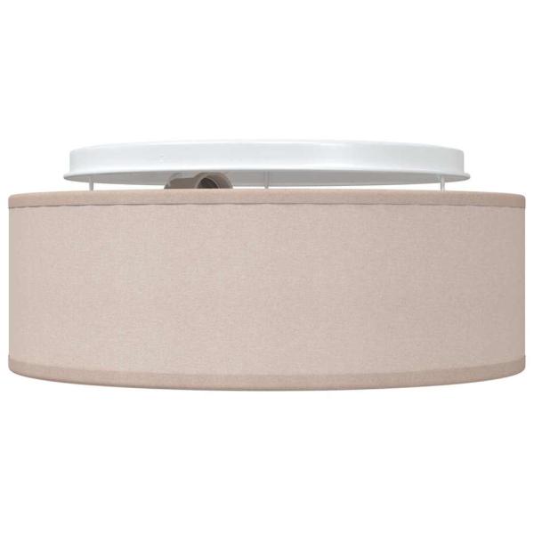 Deckenleuchte Taupe Ø 30 cm Stoff E27