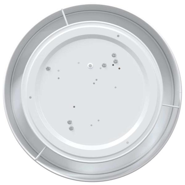 Deckenleuchten Flush Mount Weiß Ø 38 cm Stoff E27