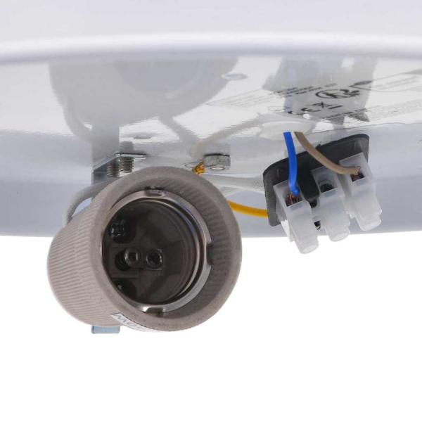 Deckenleuchten Flush Mount Weiß Ø 38 cm Stoff E27