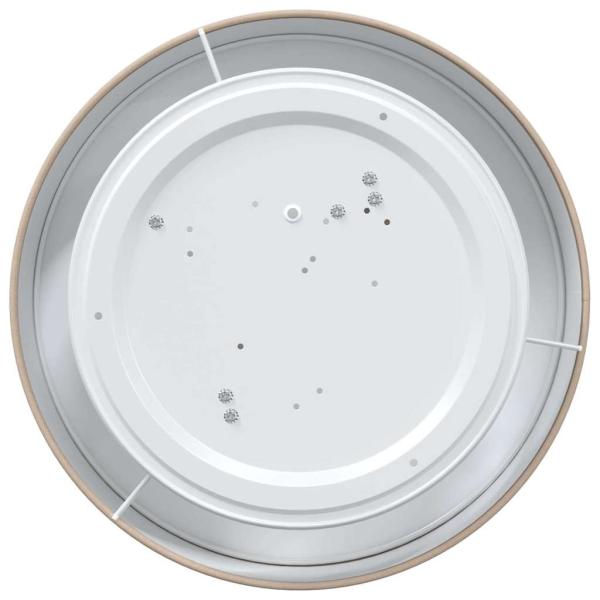 Deckenleuchten Aufbaumontage Taupe Ø 38 cm Stoff E27