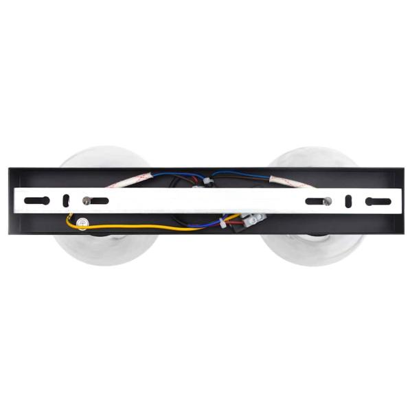 Deckenlampen mit verstellbarem Glasschirm Anthrazit E27