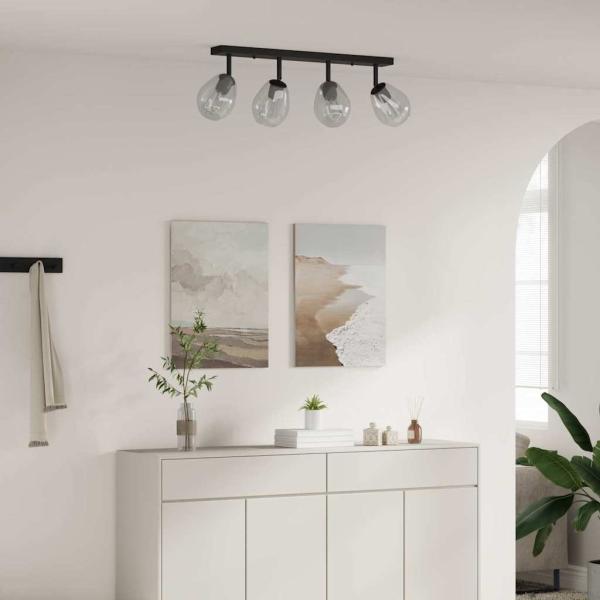 ARDEBO.de - Deckenleuchten mit verstellbarem Glasschirm Anthrazit E27