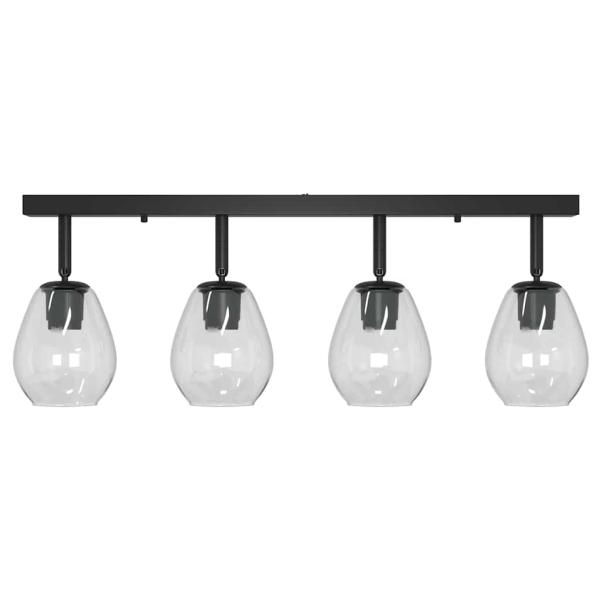 Deckenleuchten mit verstellbarem Glasschirm Anthrazit E27