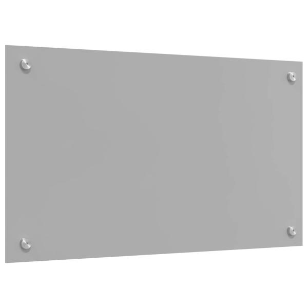 Küchenrückwand in Lichtgrau, 70x40x0,6 cm, aus Sicherheitsglas