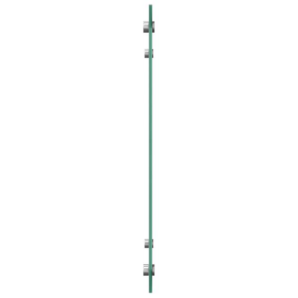 Küchenrückwand in Lichtgrau 70x50x0,6 cm aus Sicherheitsglas