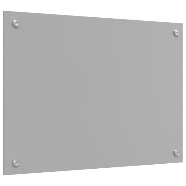 Küchenrückwand in Lichtgrau 70x50x0,6 cm aus Sicherheitsglas