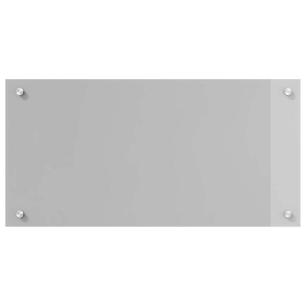 ARDEBO.de - Küchenrückwand in Hellgrau 80x40x0,6 cm aus Sicherheitsglas