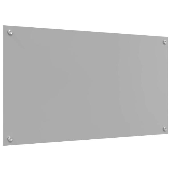 Küchenrückwand Licht Grau 90x50x0.6 cm Einscheibensicherheitsglas