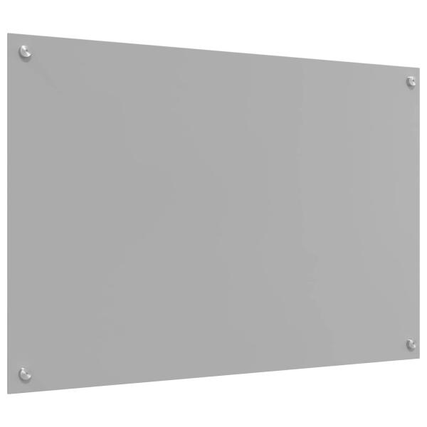 Küchenrückwand Hellgrau 90x60x0,6 cm aus Sicherheitsglas