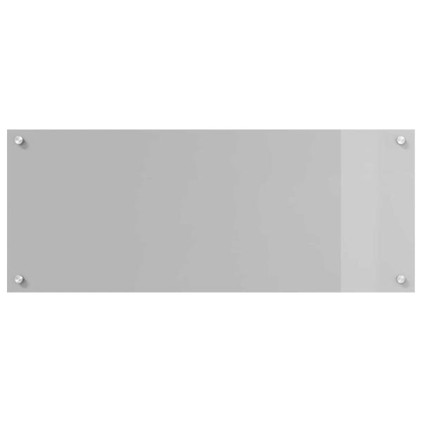 Küchenrückwand Hellgrau 100x40x0,6 cm aus Einscheibensicherheitsglas