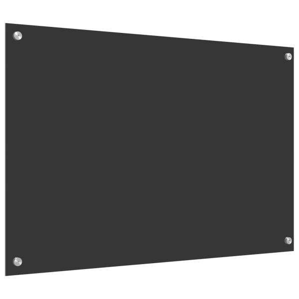 Küchenrückwand dunkelgrau 90x60x0,6 cm Sicherheitsglas