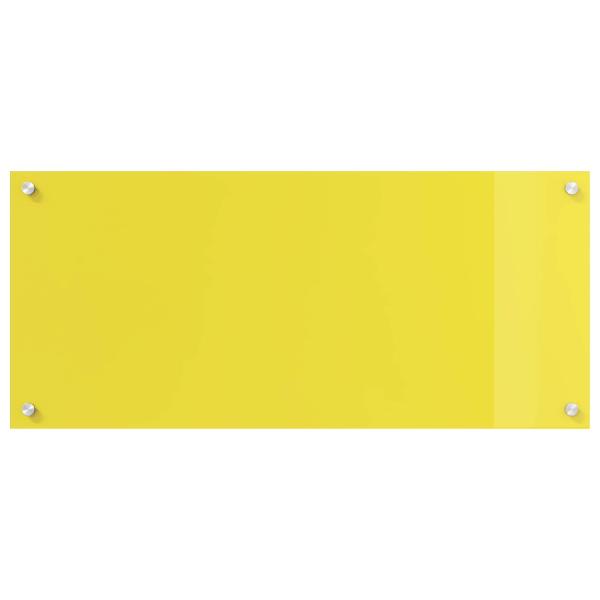 Küchenrückwand Gelb Einscheibensicherheitsglas 90 x 40 x 0.6 cm