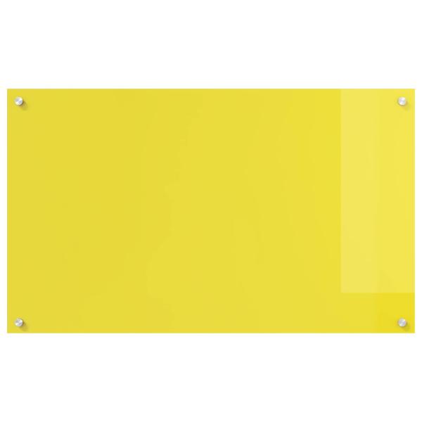 Küchenrückwand Gelb 100x60x0,6 cm aus Sicherheitsglas
