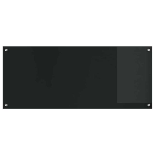 Küchenrückwand Schwarz 120x50x0.6 cm Sicherheitsglas