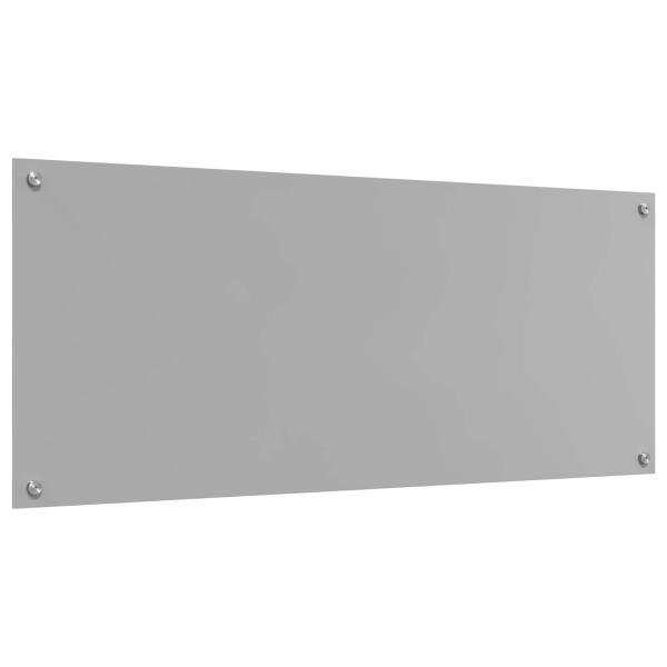 Küchenrückwand Lichtgrau 120x50x0,6 cm aus Sicherheitsglas