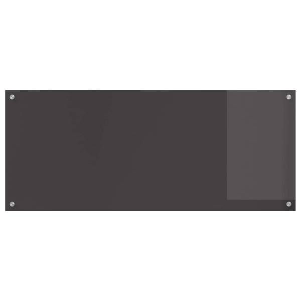 Küchenrückwand dunkelgrau 120x50x0,6 cm Hartglas
