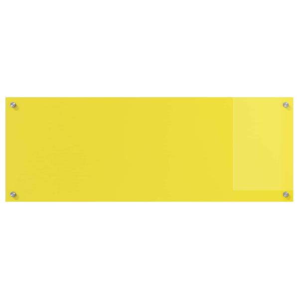Küchenrückwand Gelb 110x40x0,6 cm Sicherheitsglas