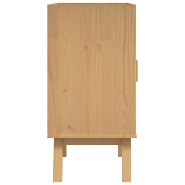 Spülenschrank 114x43x73,5 cm aus massivem Kiefernholz