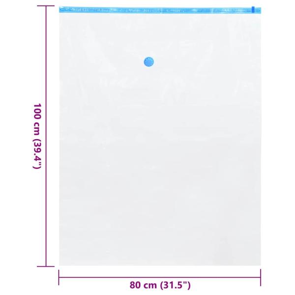 Vakuum-Aufbewahrungstaschen 10er Set 100x80 cm