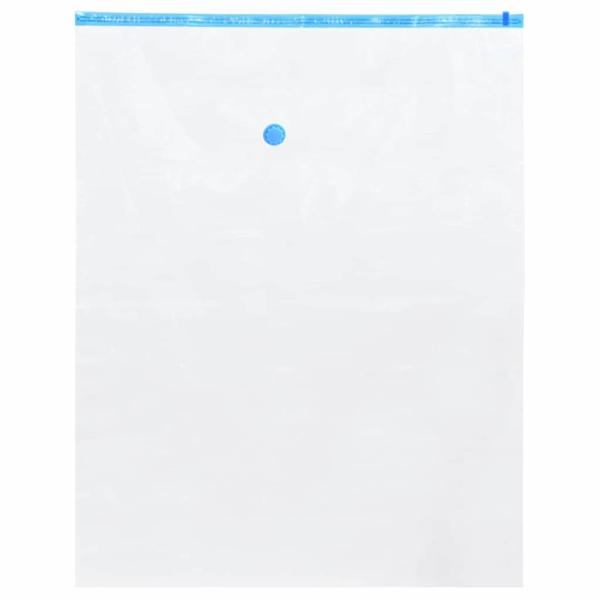 Aufbewahrungstaschen 5 stk. Transparent und Blau 130 x 100 cm